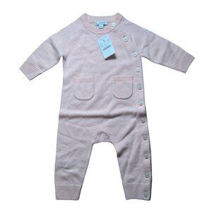 Crewcuts Pink Buttoned Kids One Piece